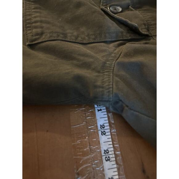 OLD NAVY Olive Drab Green Military Field CPO Jacket Mens Sz M Button Zip Hunting - Picture 4 of 10